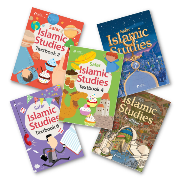 Safar Islamic Studies Set (Level 1 - 8 Textbooks Only)