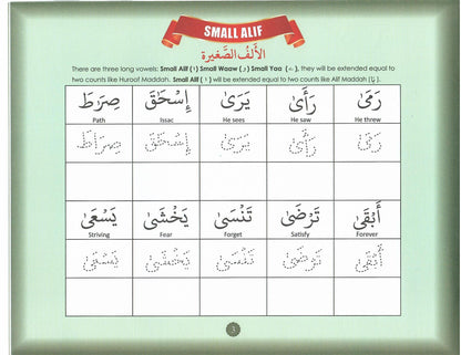 Learn Arabic Writing with the Rules of Tajweed - Set of 3 Books