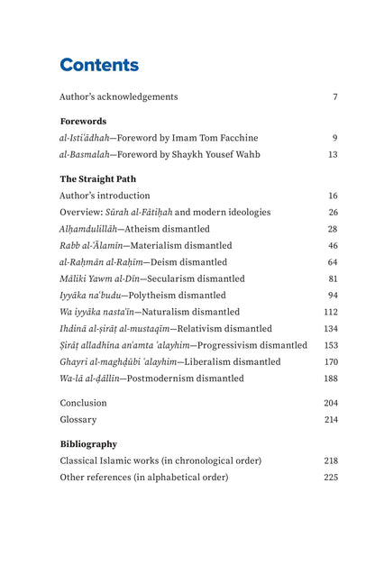 The Straight Path - How Surah Al-Fatihah Addresses Modern Ideologies