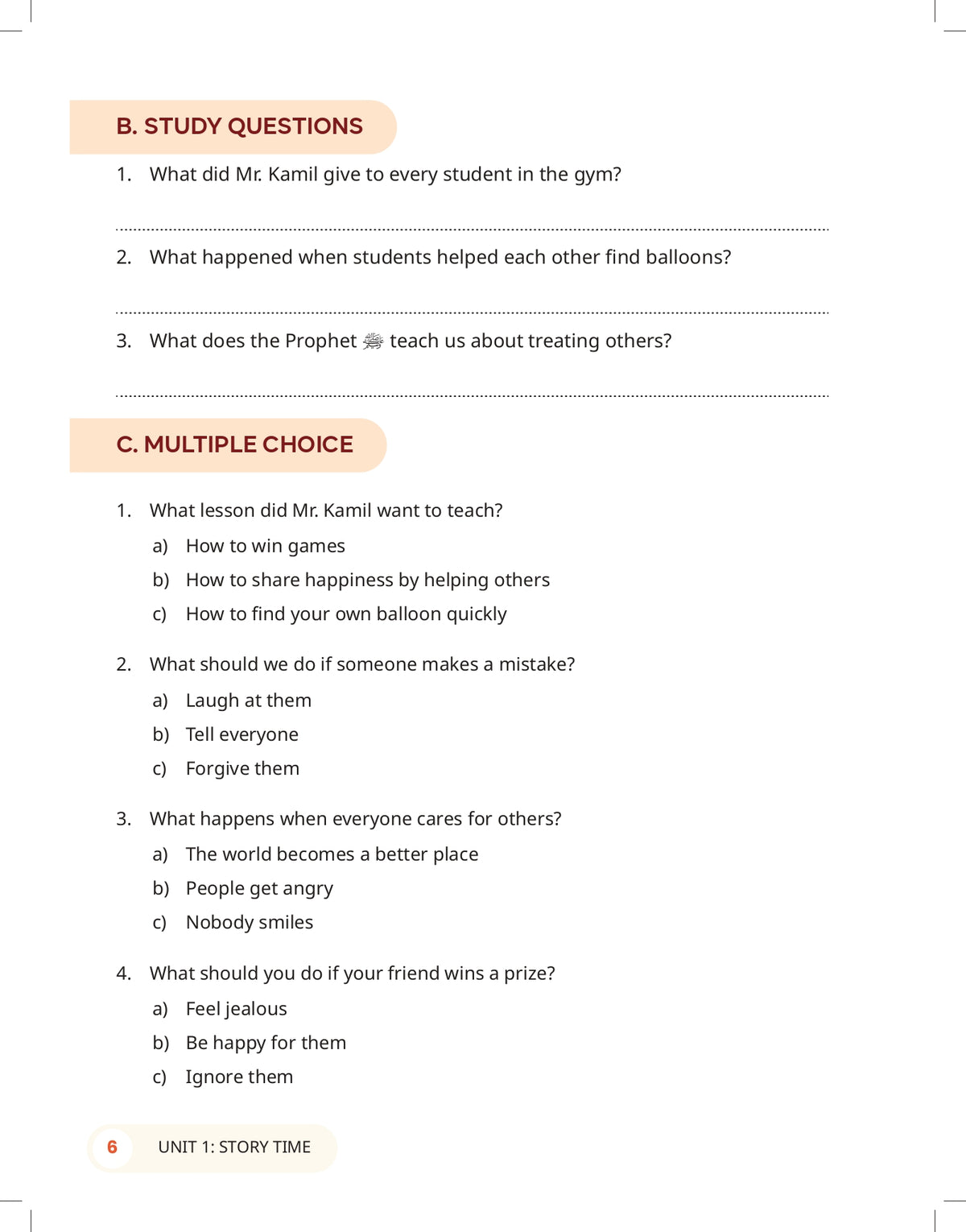 The Clear Deen - Level 1 Workbook