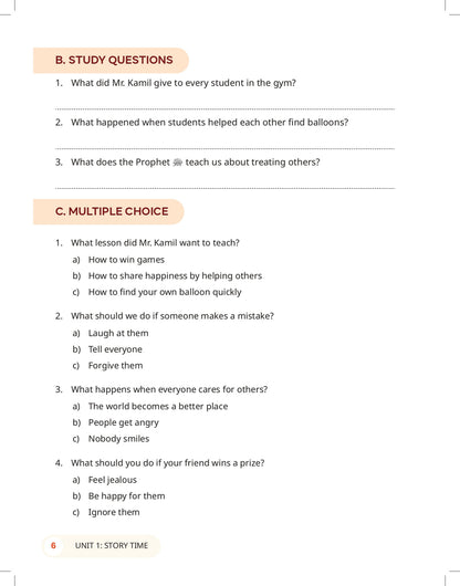 The Clear Deen - Level 1 Workbook