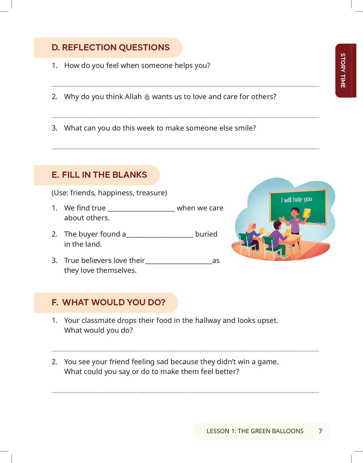 The Clear Deen - Level 1 Workbook
