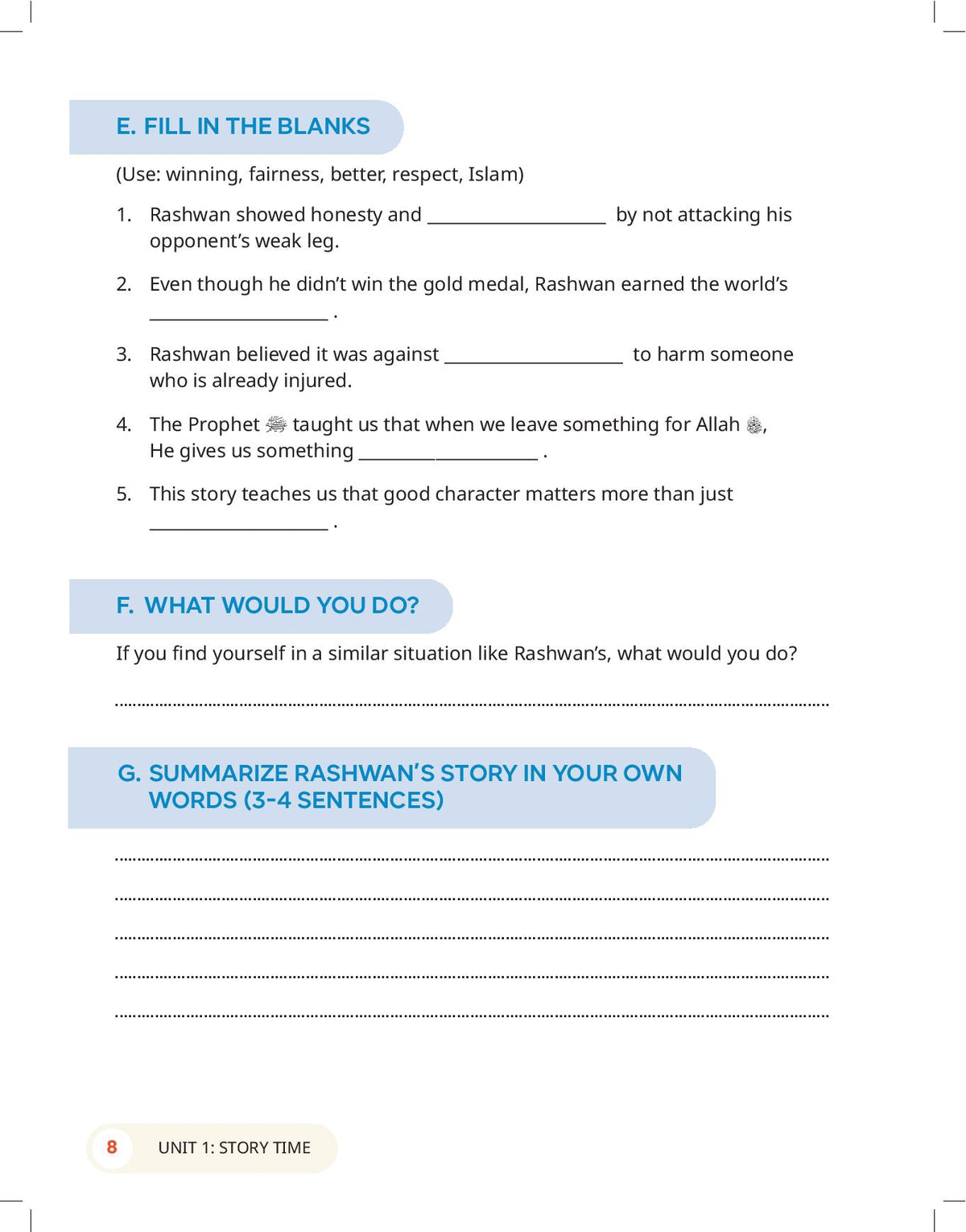 The Clear Deen - Level 3 Workbook