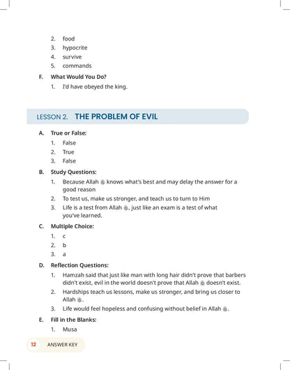 The Clear Deen - Level 5 Pacing Chart