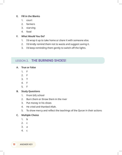 The Clear Deen - Level 2 Pacing Chart