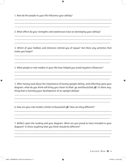 Iqra WISE Workbook - Grade 7