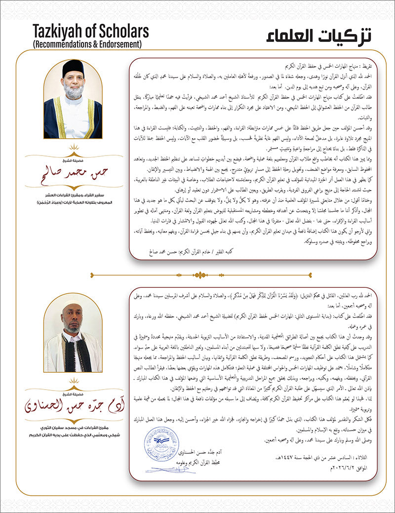 Bidaya Level 3 - The Five Skills of Quran Memorization - Juz 26-28