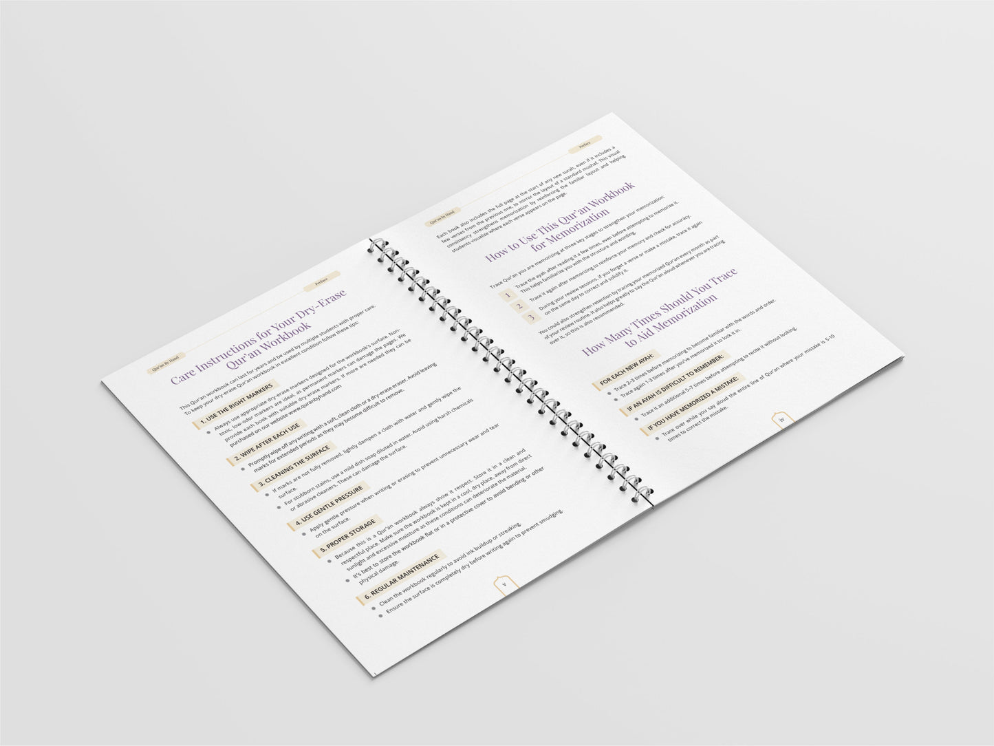 Surah Al-Baqarah Dry-Erase Quran Workbook