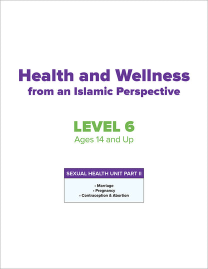 Health and Wellness from an Islamic Perspective - Level 6