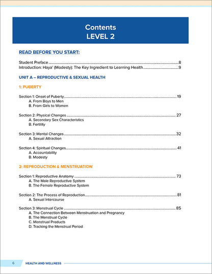 Health and Wellness from an Islamic Perspective - Level 2