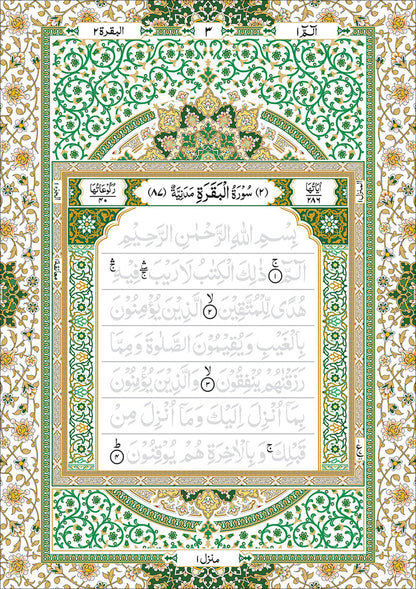 Quran Trace - Handwritten Traceable Method - Nastaliq / South Asian Script