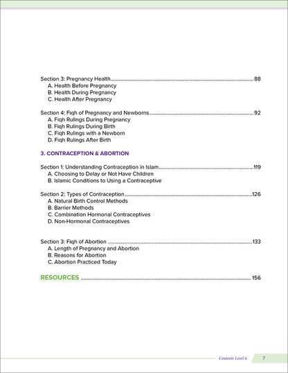 Health and Wellness from an Islamic Perspective - Level 6