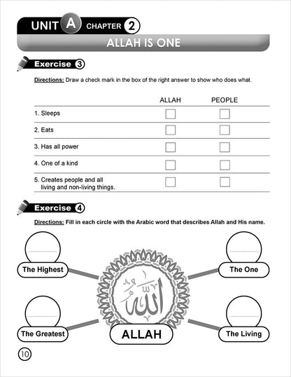 I Love Islam Workbook - Level 1 (2nd Ed)