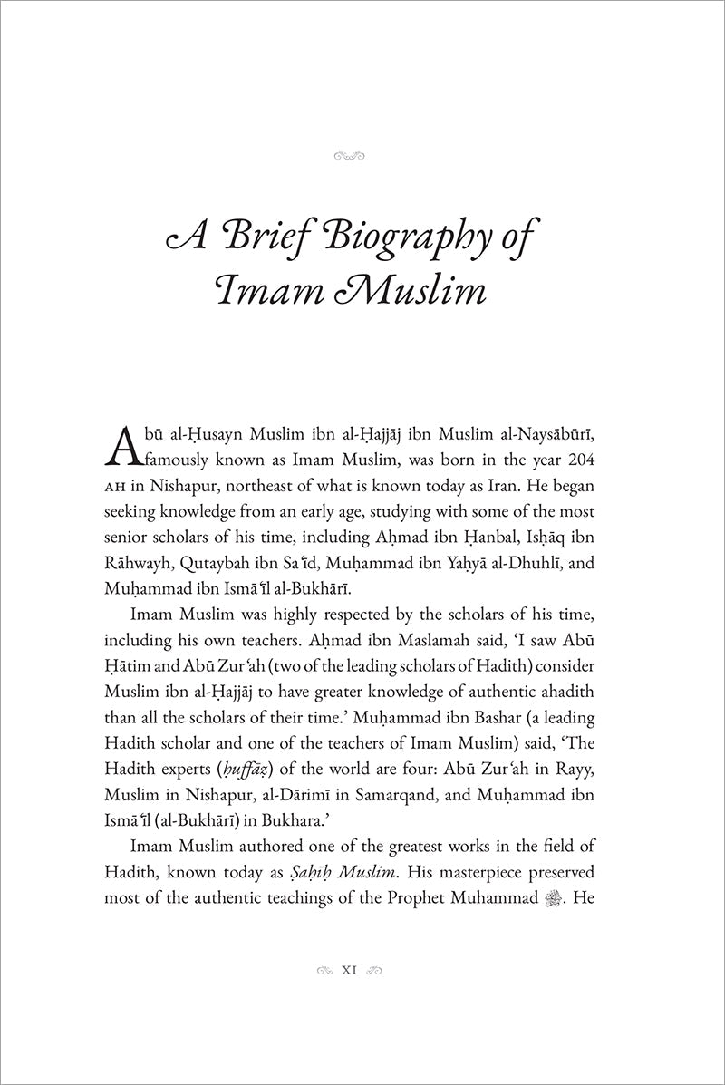 40 Hadith from Sahih Muslim