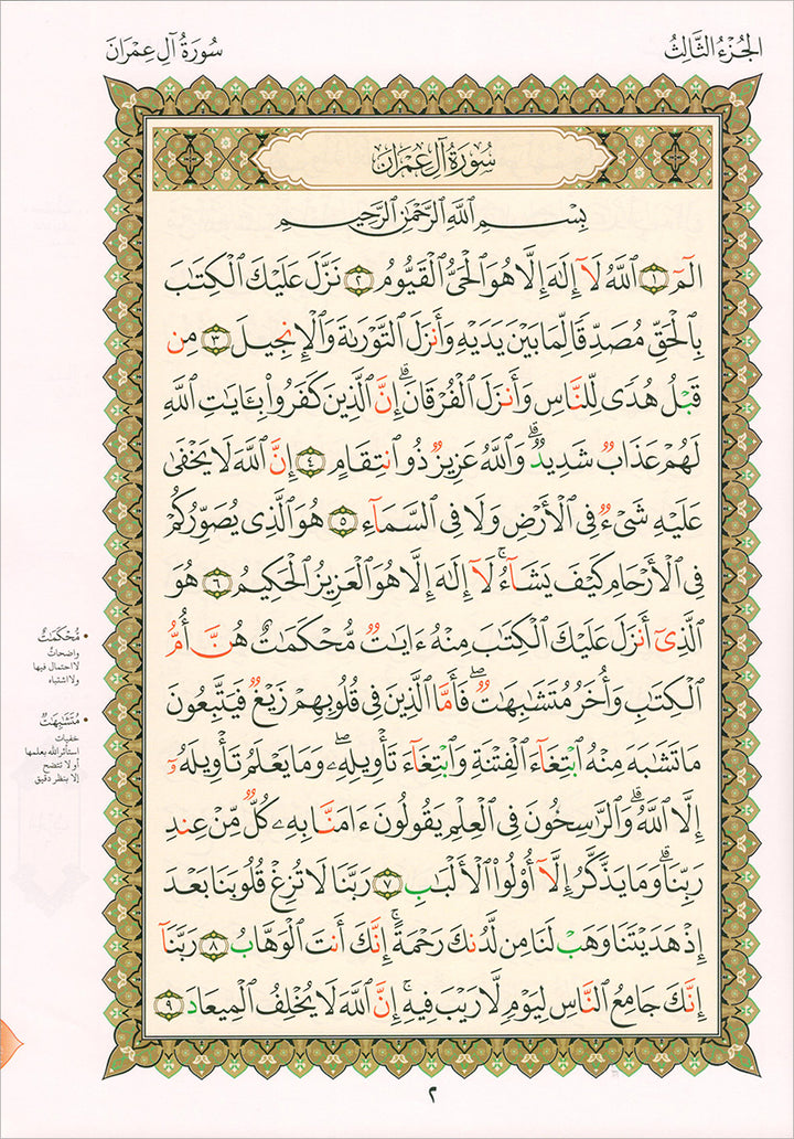 Al Qaidah An Nooraniyah & its application on Al-Zahra II (Surah Al-Imran)