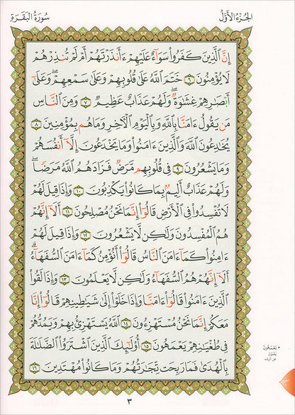Al Qaidah An Nooraniyah & its application on Al-Zahrawain (Surah Al-Barqarah and Al-Imran)