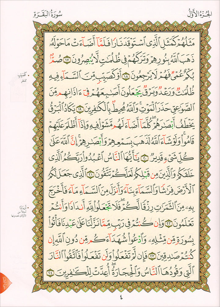 Al Qaidah An Nooraniyah & its application on Al-Zahra I (Surah Al-Barqarah)