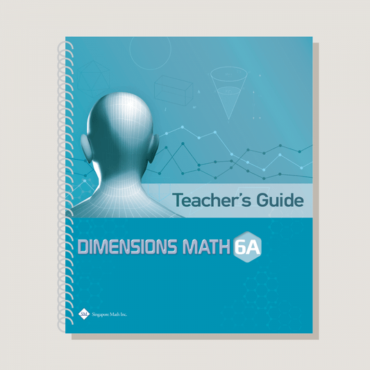 Dimension Math - Teacher's Guide 6A