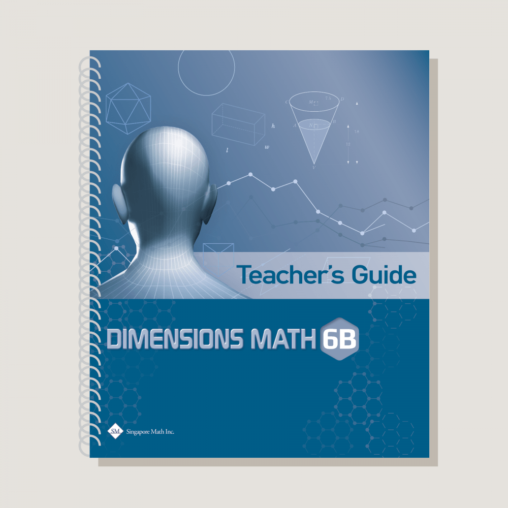 Dimension Math - Teacher's Guide 6B