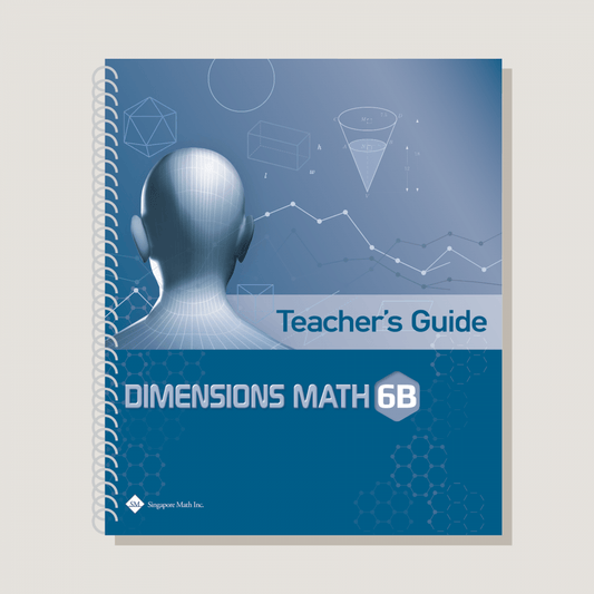 Dimension Math - Teacher's Guide 6B