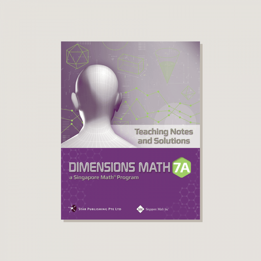 Dimension Math - Teaching Notes and Solutions 7A