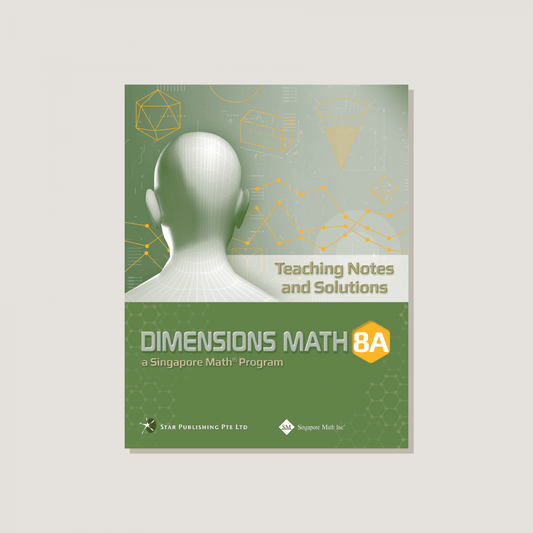 Dimension Math - Workbook Solutions 8A