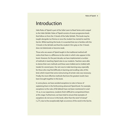 Rules of Tajwid (Madinah Script) - Safar Learn to Read Series