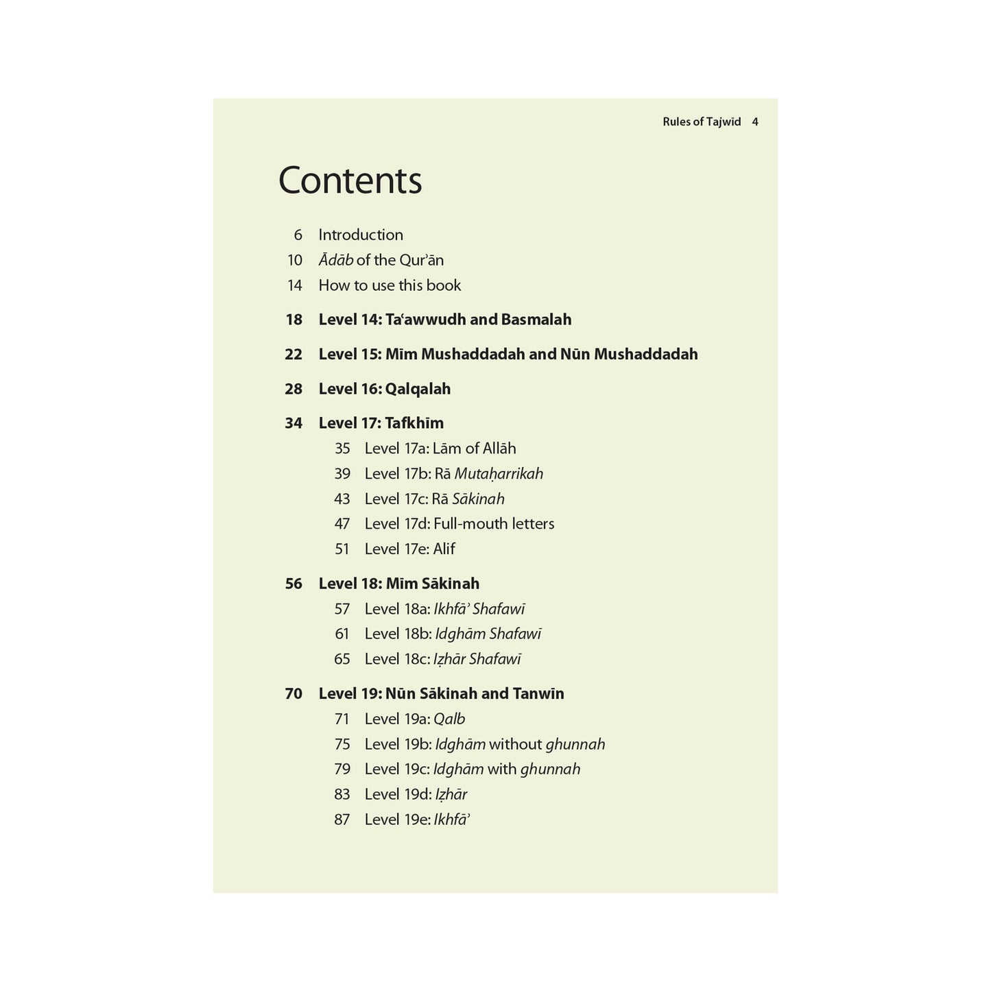 Rules of Tajwid (Madinah Script) - Safar Learn to Read Series