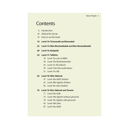 Rules of Tajwid (Madinah Script) - Safar Learn to Read Series