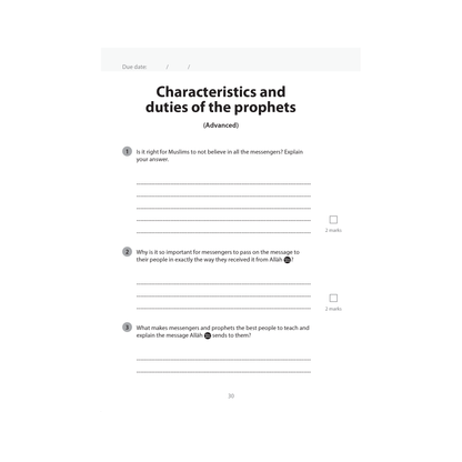 Safar Islamic Studies Workbook - Level 4