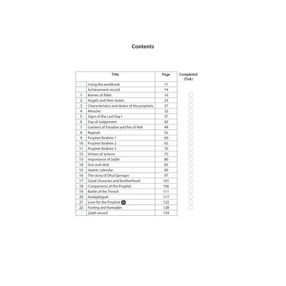 Safar Islamic Studies Workbook - Level 4