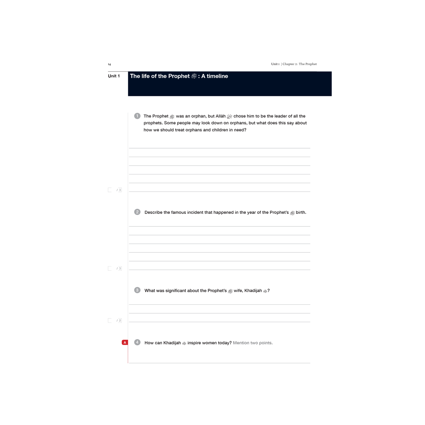 Safar Islamic Studies Workbook - Level 7