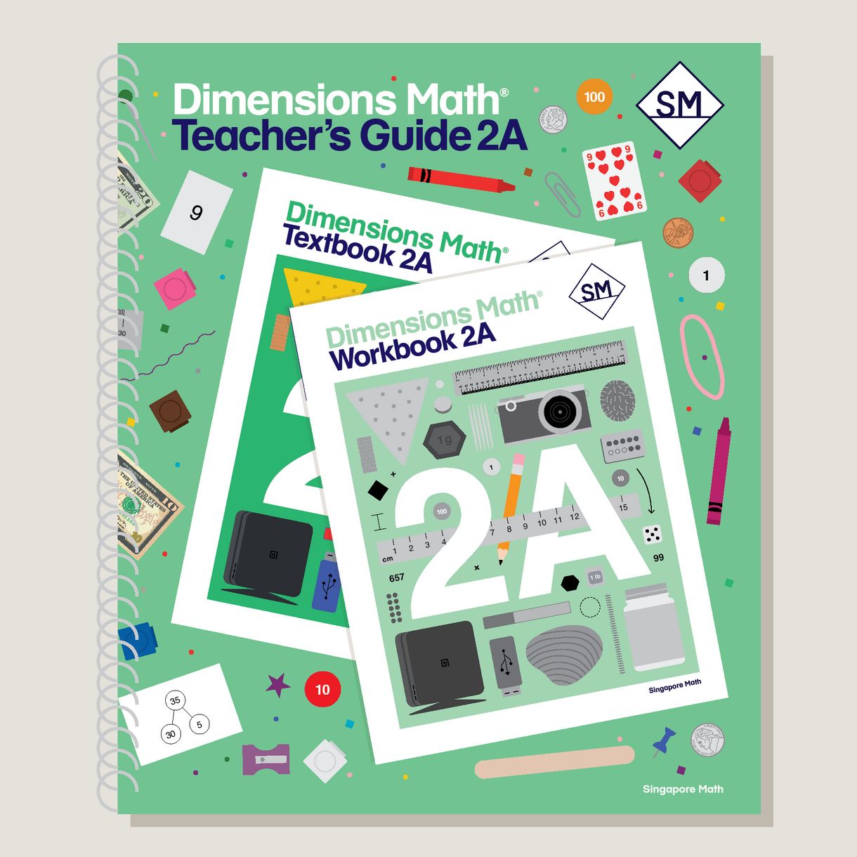 Dimension Math - Teacher's Guide 2A