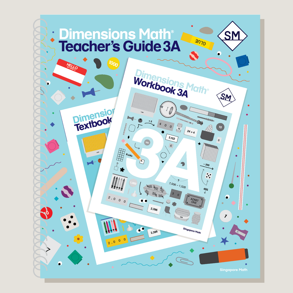 Dimension Math - Teacher's Guide 3A