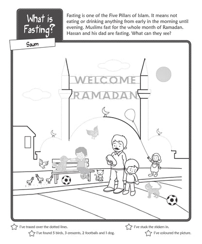 Ramadan and Fasting Activity Book