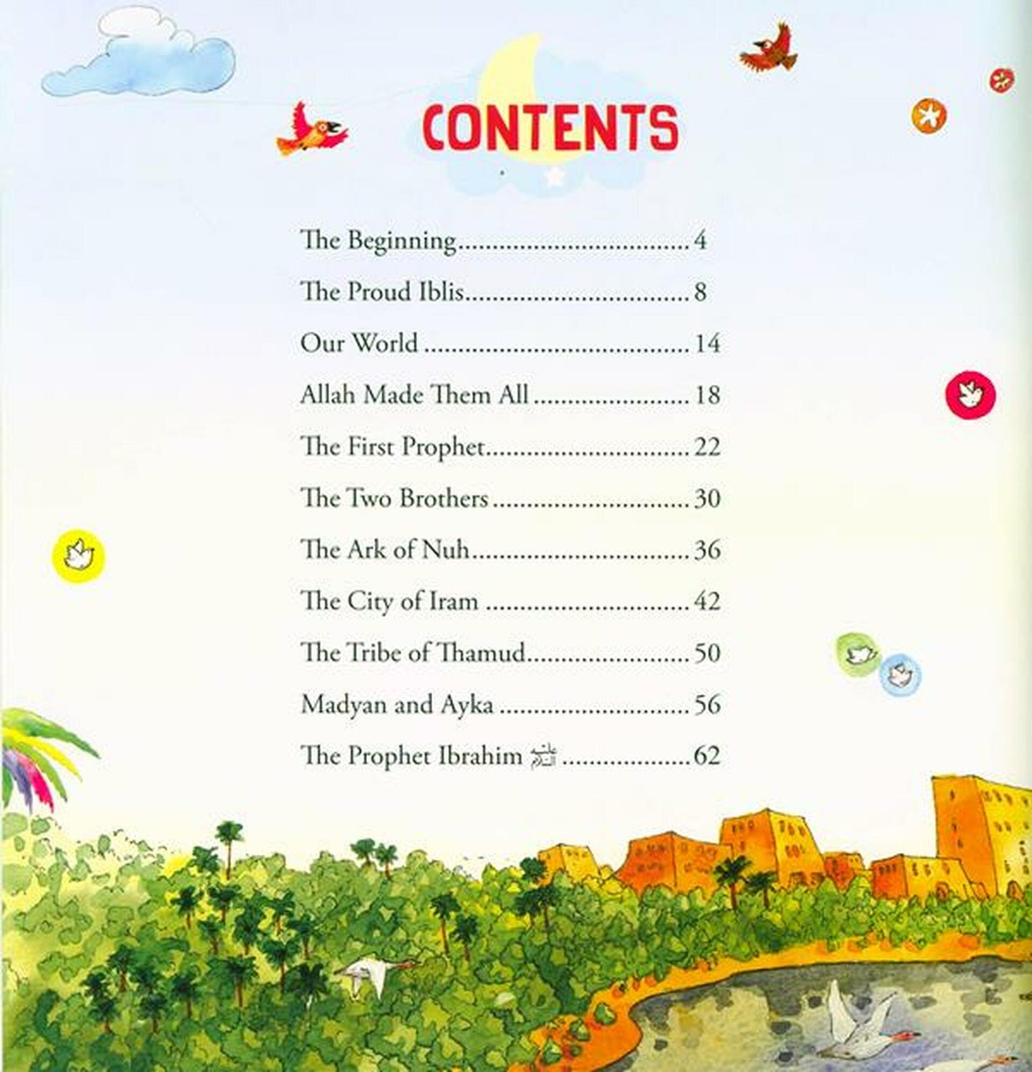 Bedtime Quran Stories - Content Page 1