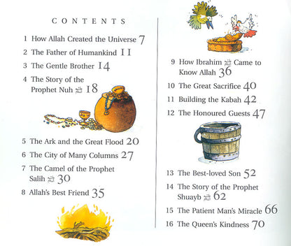 Goodnight Stories from the Quran - Contents Page 1