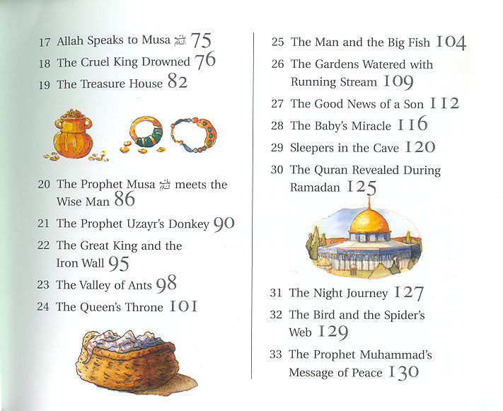 Goodnight Stories from the Quran - Contents Page 2