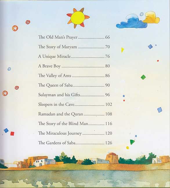 Best Loved Quran Stories - Contents Page 2