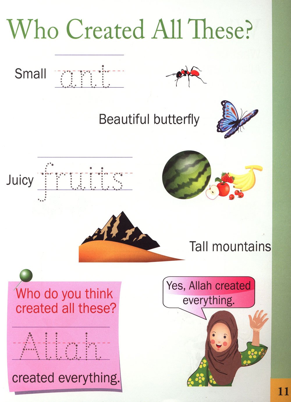 Weekend Learning Islamic Studies - Level Kindergarten - Al Barakah Books - Page 11