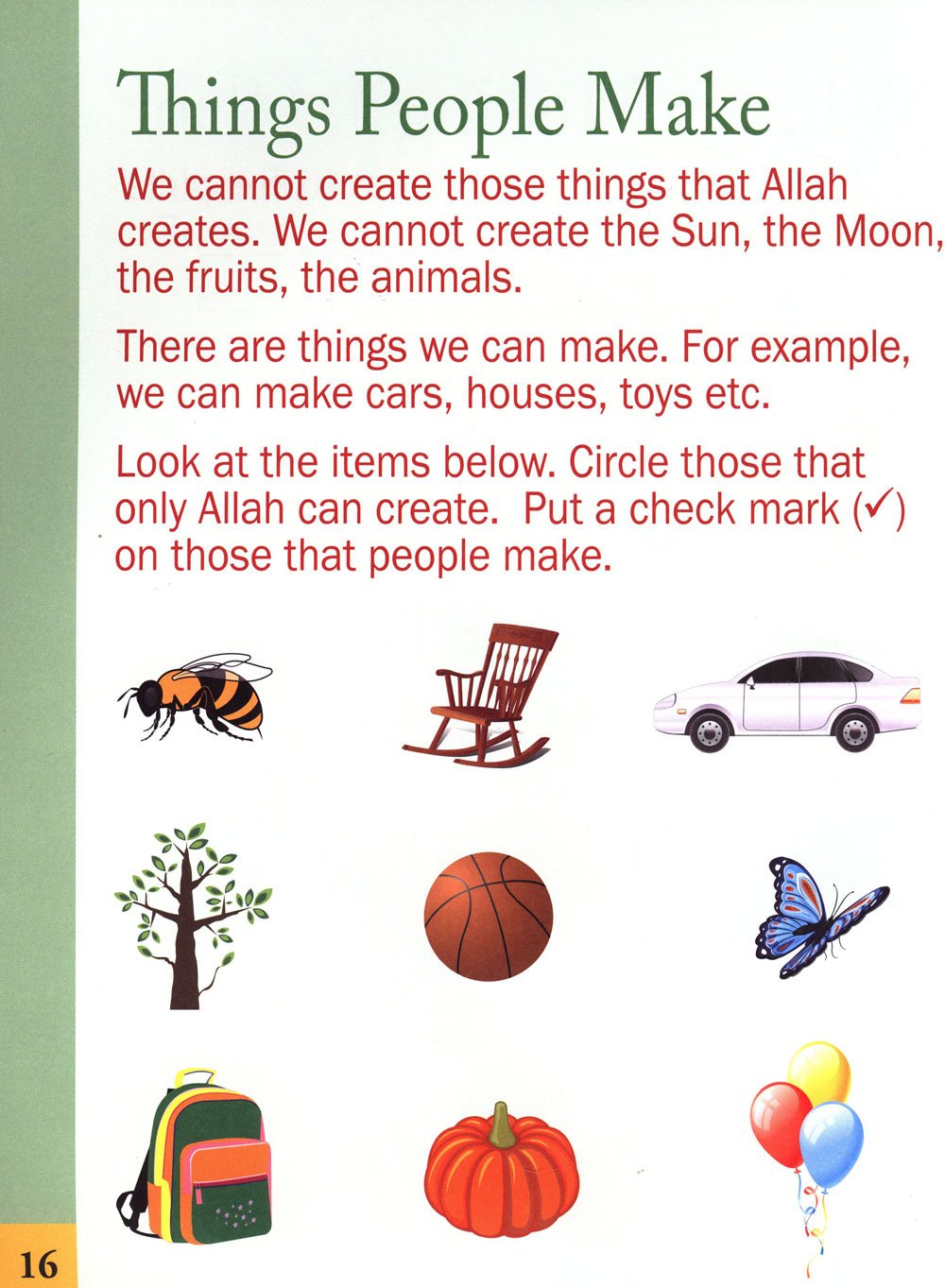 Weekend Learning Islamic Studies - Level Kindergarten - Al Barakah Books - Page 16