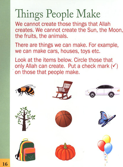 Weekend Learning Islamic Studies - Level Kindergarten - Al Barakah Books - Page 16