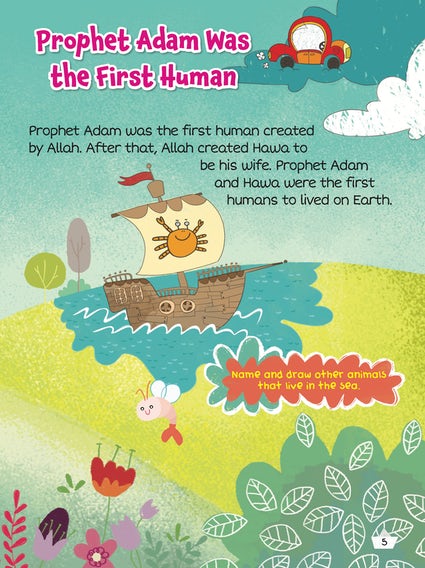 Prophet Adam and the Wicked Iblis Activity Book