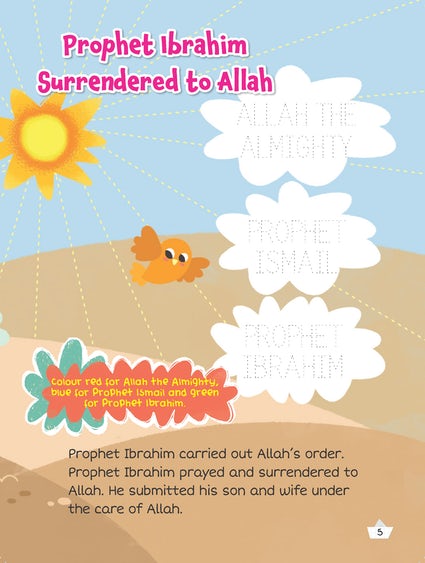 Prophet Ismail and the Zamzam Well Activity Book