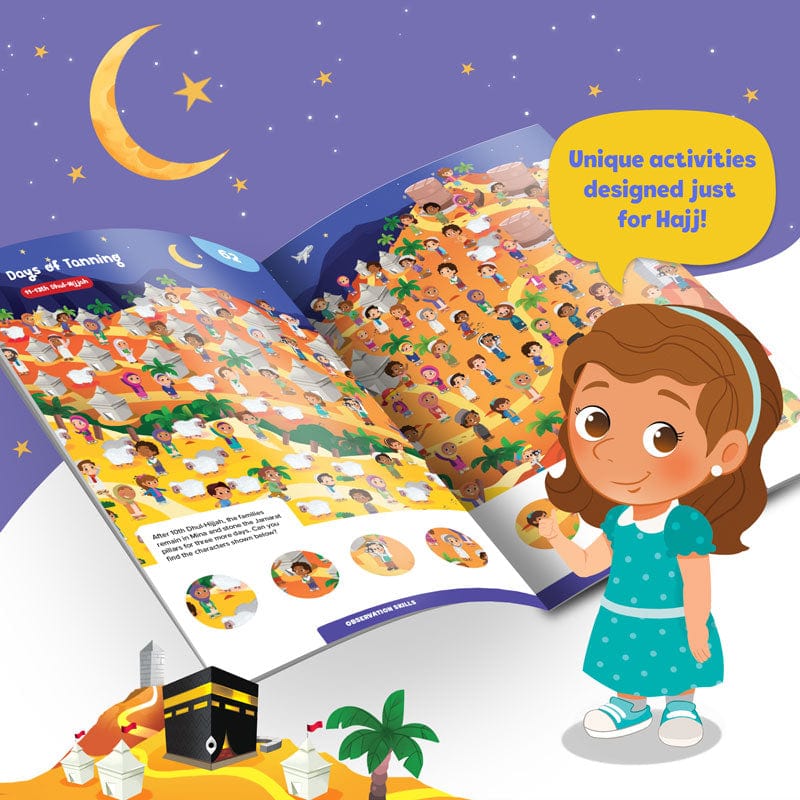 Hajj and Umrah Activity Book for Big Kids (8+)