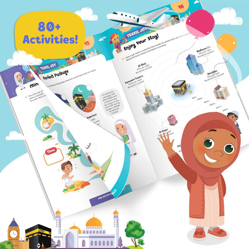 Hajj and Umrah Activity Book for Big Kids (8+)