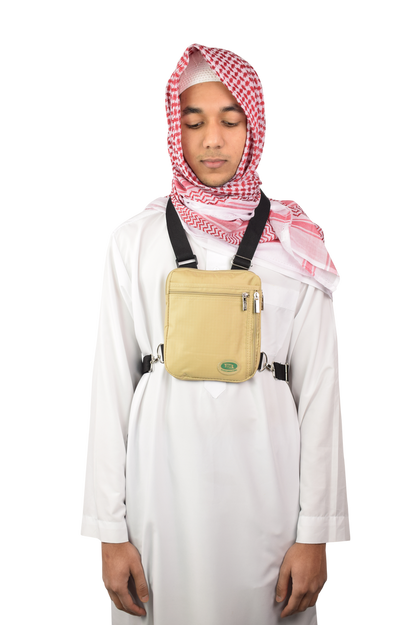 Anti-Theft Side Bag & Neck Bag for Hajj & Umrah (Medium)