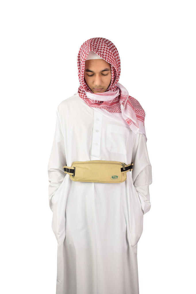 Anti-Theft Ihram Belt & Waist Bag for Hajj & Umrah (Medium)