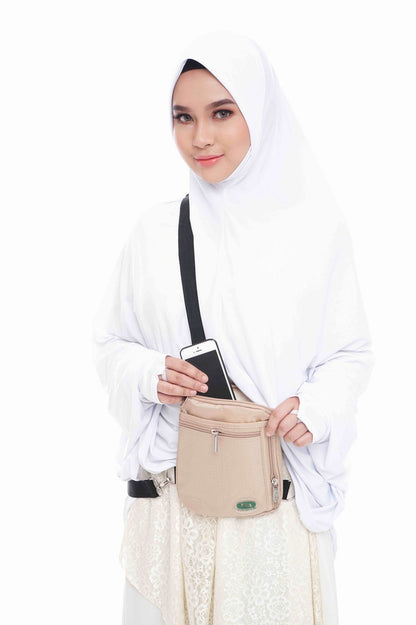 Anti-Theft Side Bag & Neck Bag for Hajj & Umrah (Medium)