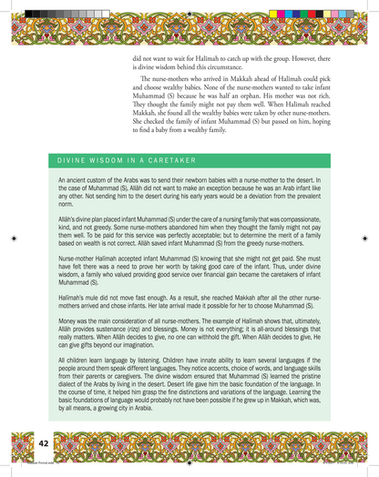Life of Rasulullah - Makkah Period - Seerah - Weekend Learning Publishers - Sample Lesson - Page 42